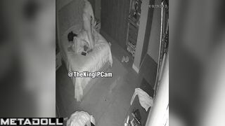 Naked French brunette mature mom forces her husband to cum hidden cam