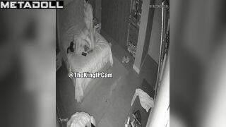 Naked French brunette mature mom forces her husband to cum hidden cam