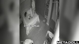 Naked French brunette mature mom forces her husband to cum hidden cam