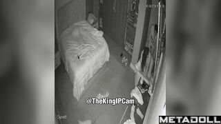 Real Russian newly married couple have an intimate sex spy cam record