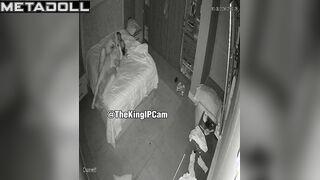 Real married couple fuck brutally in their bed spy cam record