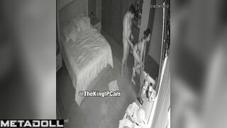 My girlfriend's parents fuck in their bed wildly HD