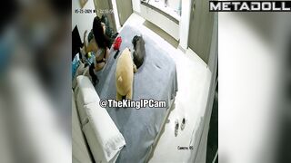 Amateur Romanian brunette woman changes her dirty panties at home