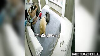 Amateur Romanian brunette woman changes her dirty panties at home