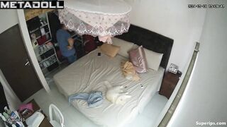 Petite Latina girl fucks with her husband