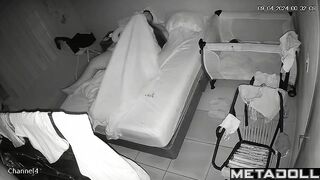 Big tits Scottish brunette mature mom gets fucked in her daughter’s room voyeur cam