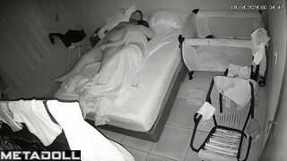 Big tits Scottish brunette mature mom gets fucked in her daughter’s room voyeur cam