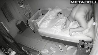Cheating Portuguese brunette wife pleases her husband spy cam record