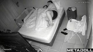 Amazing Welsh mature couple fuck in their bedroom spy cam record