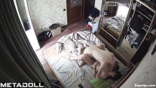 Slavic college couple fucks in their room