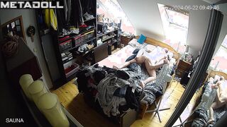 Irish couple fuck in their bed recording