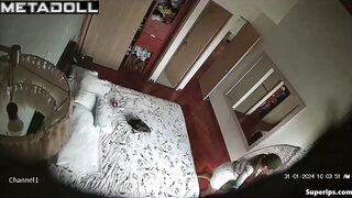 Young brunette girl masturbates to orgasm