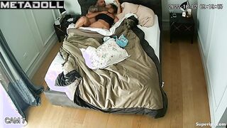 Italian married couple fucks in the morning