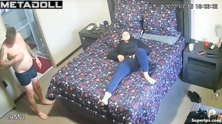 Young tattooed couple fucks in their bed