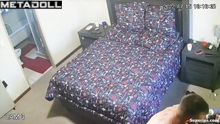 Young tattooed couple fucks in their bed