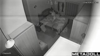 Naughty Turkish brunette mature mom screams with pleasure hidden IP cam