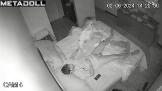 Sweet Romanian blonde mother forces her husband to fuck hidden cam