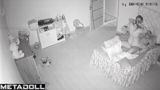 Real Romanian mature couple having sex wildly in their bed