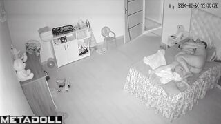 Real Romanian mature couple having sex wildly in their bed