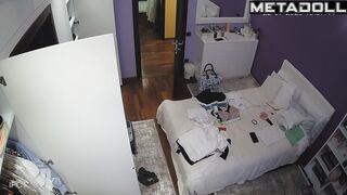 Slut English brunette doctor with big tits in dirty panties