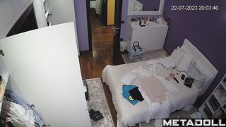 Slut English brunette doctor with big tits in dirty panties