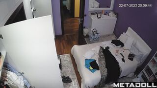 Slut English brunette doctor with big tits in dirty panties