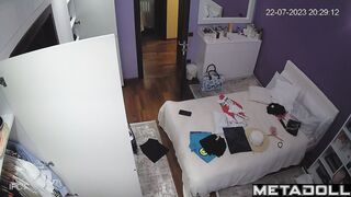 Slut English brunette doctor with big tits in dirty panties
