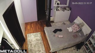 Big ass Ukrainian brunette woman without panties