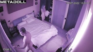 Chunky Swedish blonde mature mom screams with pleasure hidden IP camera