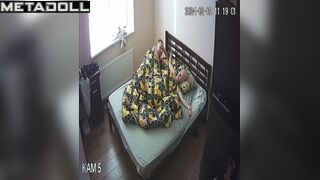My friend's amazing parents fuck in their bedroom hidden IP camera