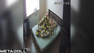 My friend's amazing parents fuck in their bedroom hidden IP camera