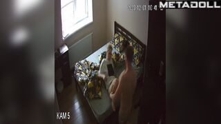 Chunky Estonian blonde wife gets fucked while watching porn hidden camera