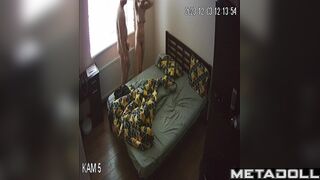 Real American newly married couple fuck brutally spy cam