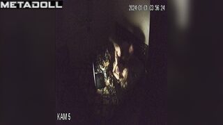 Horny Australian blonde student girl fucks a stranger spy cam record