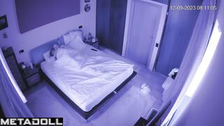 Young lovers having sex brutally hidden cam