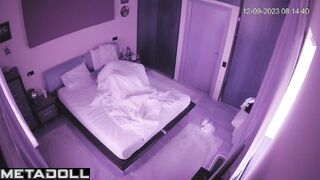 Young lovers having sex brutally hidden cam