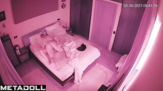 Naked British blonde mature wife is fucked on the floor recording