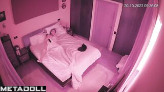 Naked British blonde mature wife is fucked on the floor recording