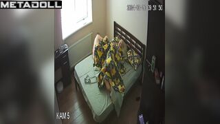 Cheating Swiss blonde student girl gets fucked in doggy style hidden IP camera