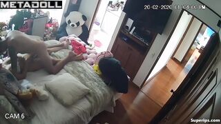 Brunette Latina girl gets fucked in lingerie