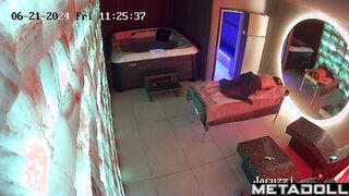 Mature woman receives a massage from a young girl