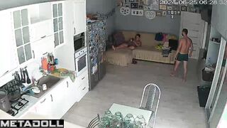 Fat Estonian brunette mature mom gets creampied hidden IP cam