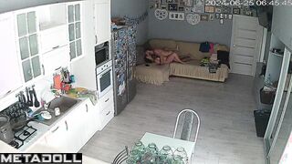 Fat Estonian brunette mature mom gets creampied hidden IP cam