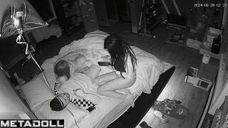 Homemade Threesome Blowjob & Two Lesbian Girls