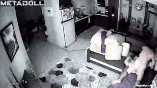 Russian mom fucks with her husband on the couch