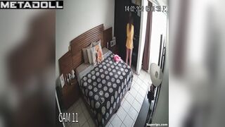 Cute busty girl takes sexy pictures