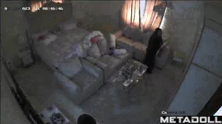 Arab man fucks his petite wife in bed