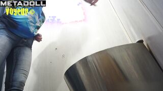 Wandering Voyeur - Public Toilet-253