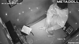 Asian teenage couple masturbate in karaoke