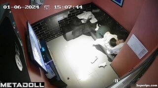 Japanese college couple fucks in karaoke